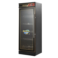 而派 单门黑珍珠380L消毒柜商用 红外线中温消毒柜 饭店食堂餐馆饭堂餐厅大排档臭氧消毒柜 碗碟杯子密胺家用厨房消毒碗柜