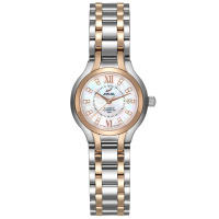 英纳格(ENICAR)经典系列时尚商务贝母表盘钢带自动机械女士手表778/50/128G