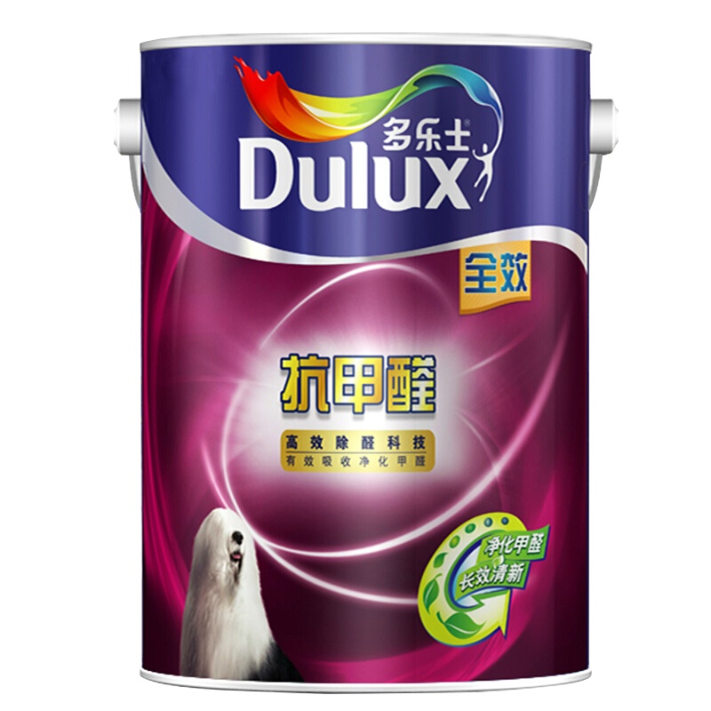 多乐士(Dulux)抗甲醛全效乳胶漆内墙 油漆涂料 墙面漆A999 6L