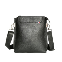 博思伦(BSLN)2019年新款休闲潮流 三色彩带装饰男士斜挎包单肩包