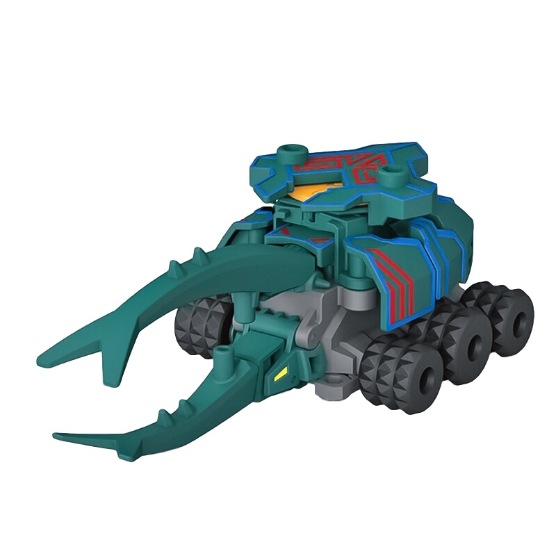 灵动创想(LDCX)超甲虫战记玩具对战机甲战纪机器人战车赛车战斗盘套装 竞技款-肯塔罗仕BG0109