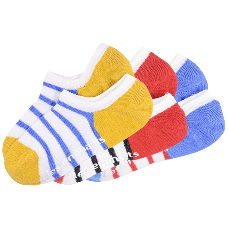 丽婴房婴幼儿配饰男宝宝休闲短袜儿童中小童袜子3双装 2020春夏款