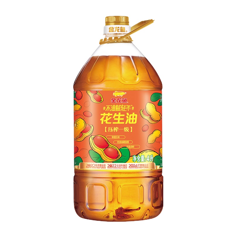金龙鱼 花生油 4L 单桶装