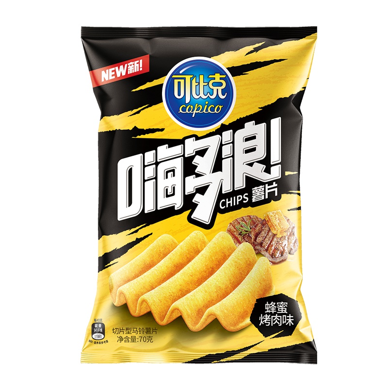可比克嗨多浪蜂蜜烤肉味70g/袋