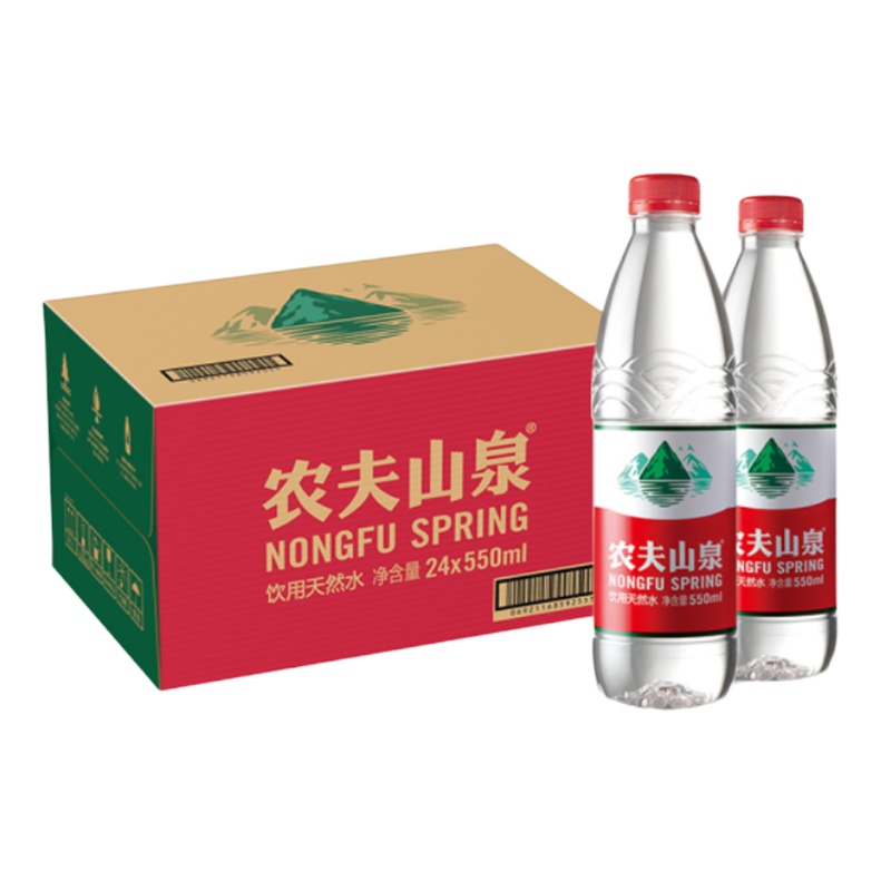 农夫山泉天然饮用水380ml*24瓶整箱