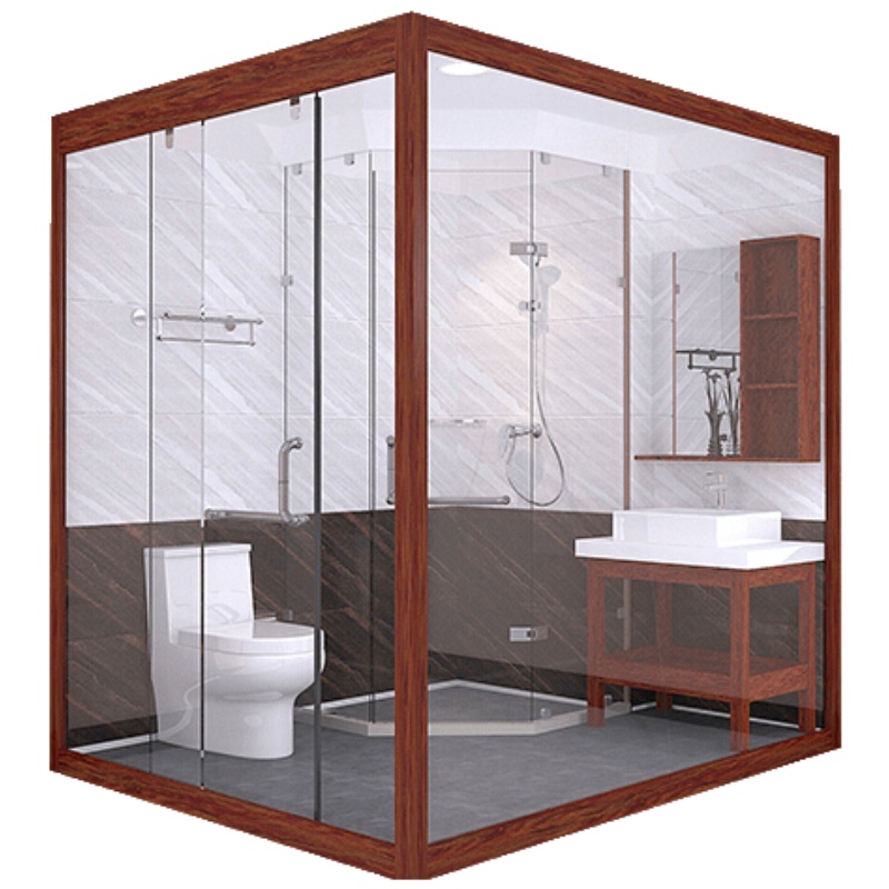 整体淋浴房一体式浴室成品卫生间小户型卫浴长方形干湿分离简易沐 宽1.5米长1.7米 标准套餐 定制选项请咨 不含蒸汽