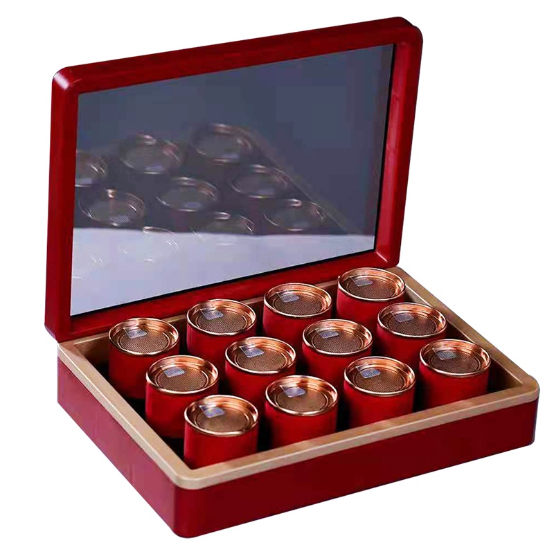 酥田茶叶礼盒单独小罐包装茶礼5g*12罐(3种口味共12罐)铁观音祁门红茶黄山毛峰精品伴手礼品