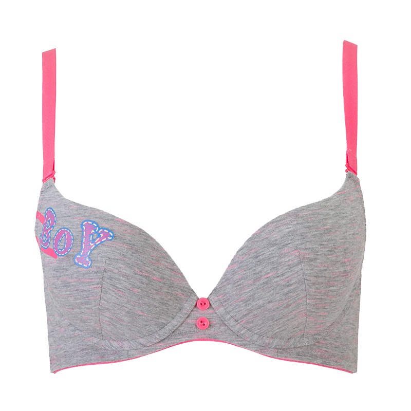 BLOSS/古今花小胸光面3/4薄款氨棉聚拢少女文胸内衣女 0GS68