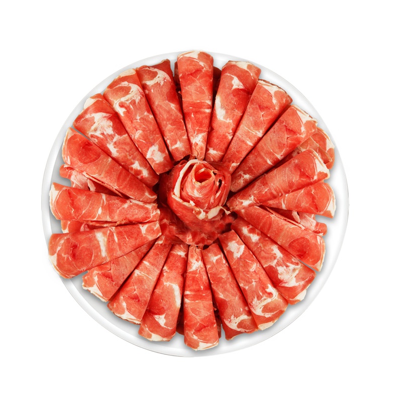 伊为乐 宁夏盐池滩羊 羊肉卷220g盒(切片)火锅食材 肥瘦比例2:8 口感鲜美无膻味 0.22kg