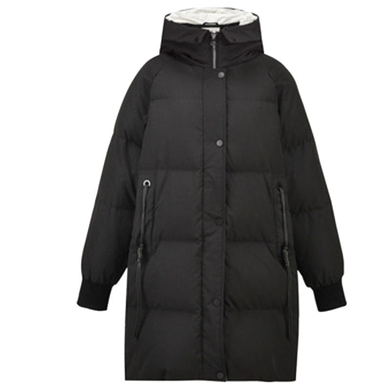 专柜同款中长款羽绒服女装2019冬季新款韩版宽松连帽棉服加厚时尚外套女潮709D8021