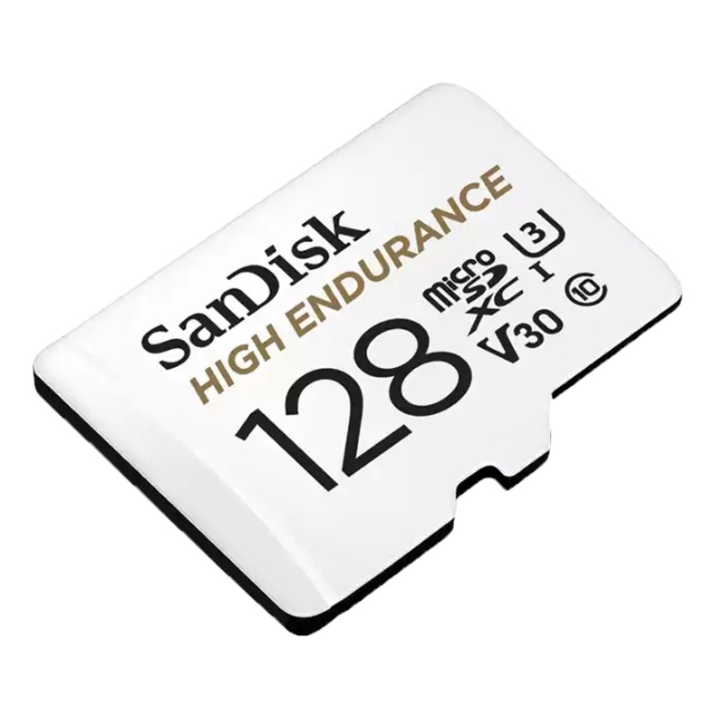 闪迪(SanDisk)行车记录仪存储卡/安防监控专用内存卡Micro SD卡高度耐用U3/V30 TF卡 128G