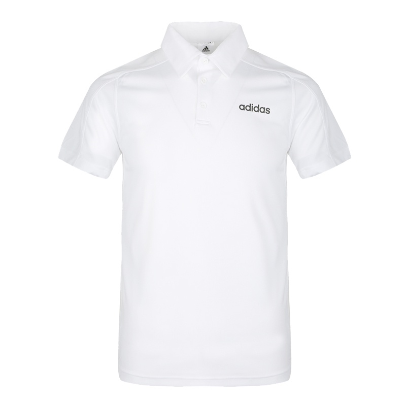 阿迪达斯男装夏季运动透气宽松POLO衫立领短袖T恤DT3049