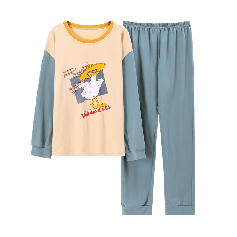 顶瓜瓜女士纯棉睡衣2020新款 可爱印花女士家居服套装