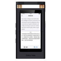 科大讯飞 SR501 AI智能录音笔 终身免费转写 实时语音转换文字中英文翻译高清降噪16G+云存储 星空灰