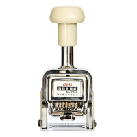 得力7507 自动号码机 7位办公财务号码机/打码机 盖印清晰