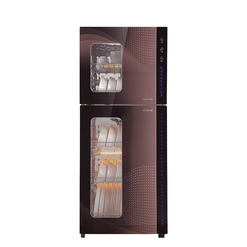 铭首(Minsow) ZTP-108R大容量消毒柜立式二星级 商用家用消毒柜台式 臭氧+125℃高温+远红外消毒消毒碗柜