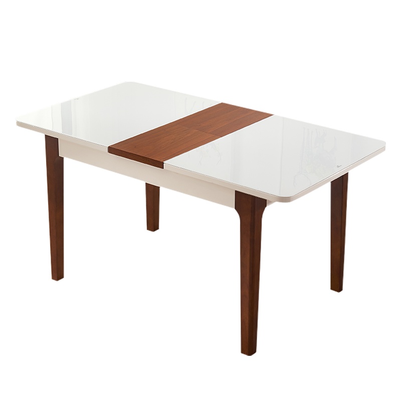 A家家具 餐桌 餐桌餐椅组合 简约现代可折叠伸缩饭桌木质餐厅家具 DC2202