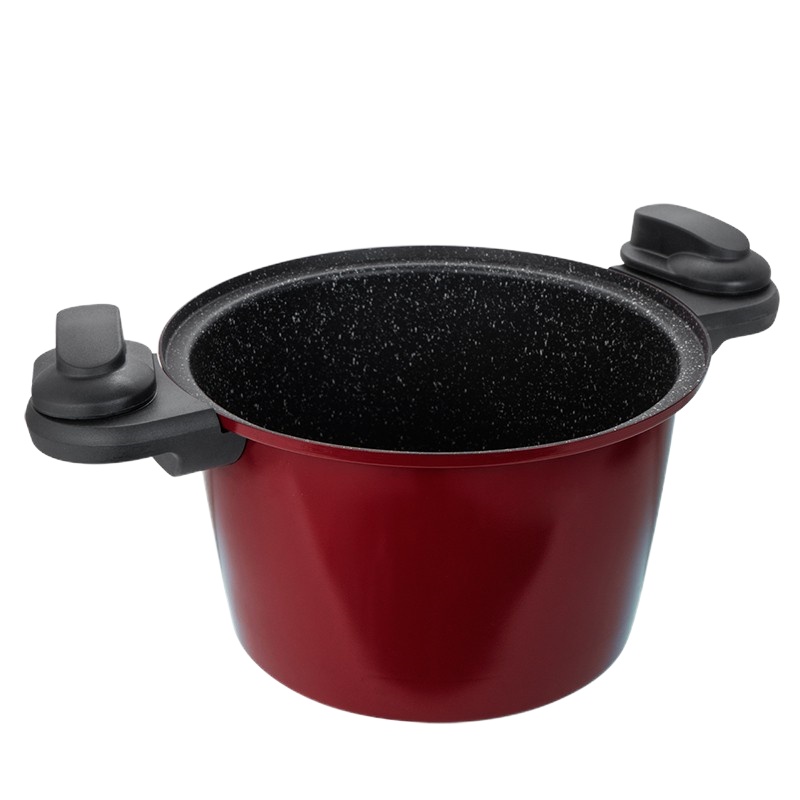 德铂(Debo)格兰杰双重泄气阀微压锅不粘煲汤锅DEP-751 单个装