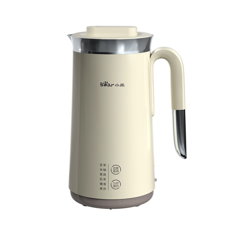 小熊(Bear)豆浆机 家用小型可预约迷你全自动破壁免过滤免煮多功能杂粮五谷榨汁破壁机辅食机料理机 DJJ-C05H1