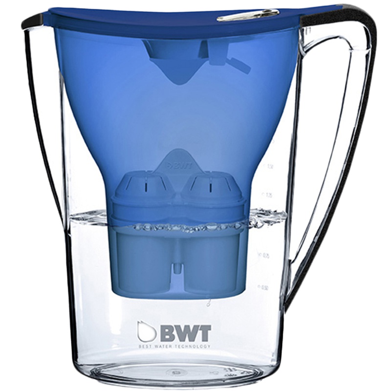 倍世滤水壶一壶一芯2.7L 净水壶 净水器蓝色