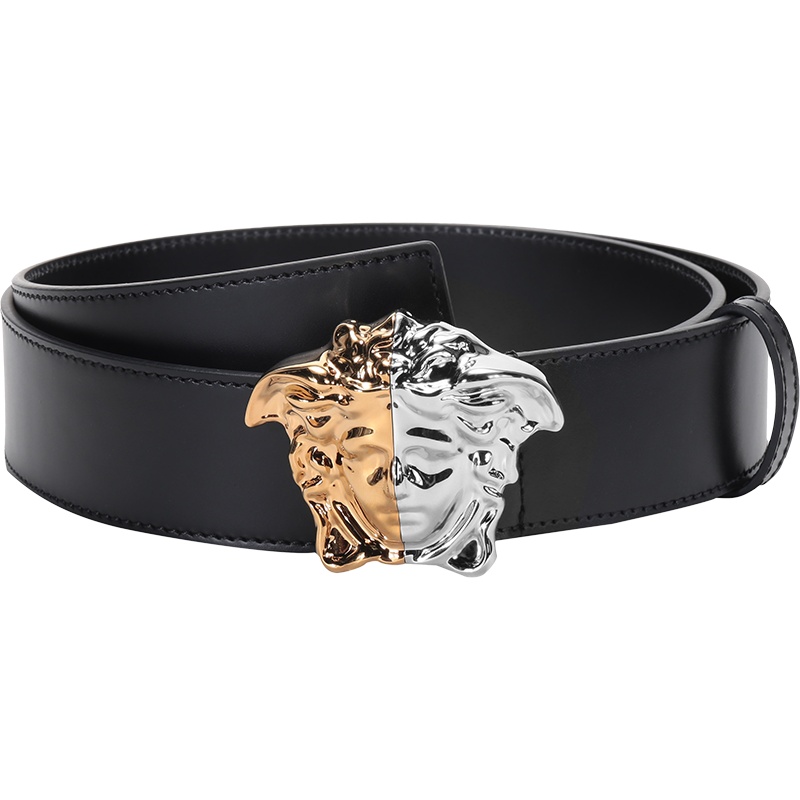 VERSACE 范思哲 男士 牛皮板扣式皮带腰带礼盒DCU8397 DVTP1