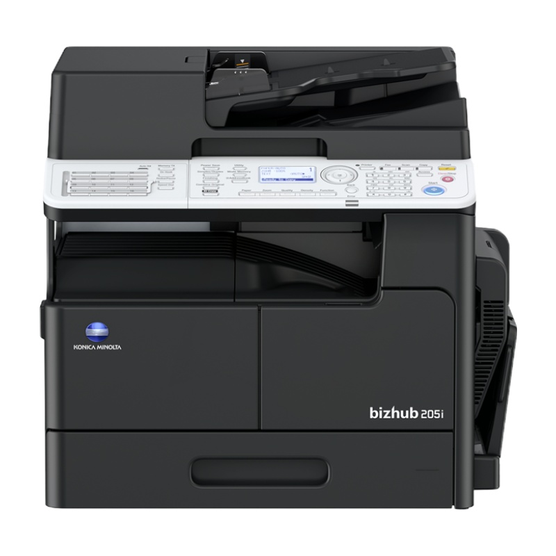 柯尼卡美能达 Bizhub 205i A3黑白激光数码复合机(主机+1纸盒+盖板+双面器)
