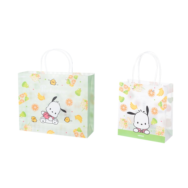 名创优品 (miniso) Sanrio Characters系列小号PP礼品包装袋(Pochacco)