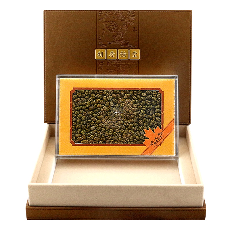 胡慶餘堂 铁皮石斛80克礼盒装 铁皮枫斗晶送礼袋