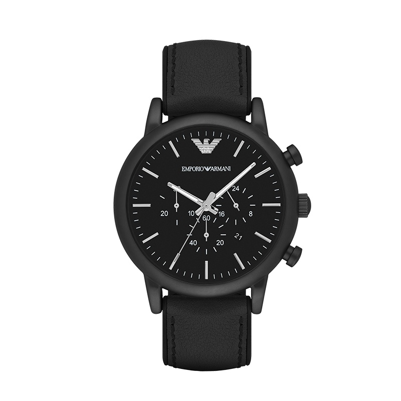 Armani阿玛尼手表皮制表带休闲表男士 生日礼物 送男友AR1970