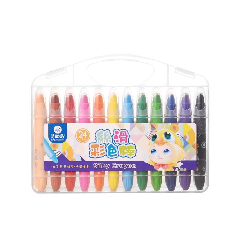 灵动鸟24色丝滑彩色棒