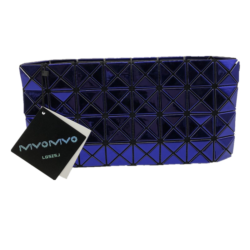 菱格三宅世家(MVO MVO LGSZSJ)几何4*8镜面链条包手拿拼接女包逆流而上单肩斜挎包