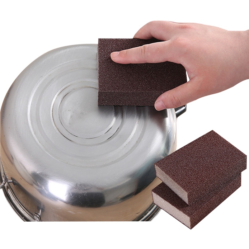 科林清[1片体验装]神奇金刚砂除锈去污魔力擦 厨房清洁刷锅灶台翻新常备工具纳米海绵钢丝球墩布抹布