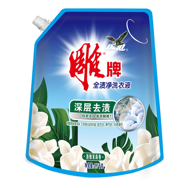 雕牌全渍净洗衣液(深层去渍)1.7kg(新老包装随机发货)