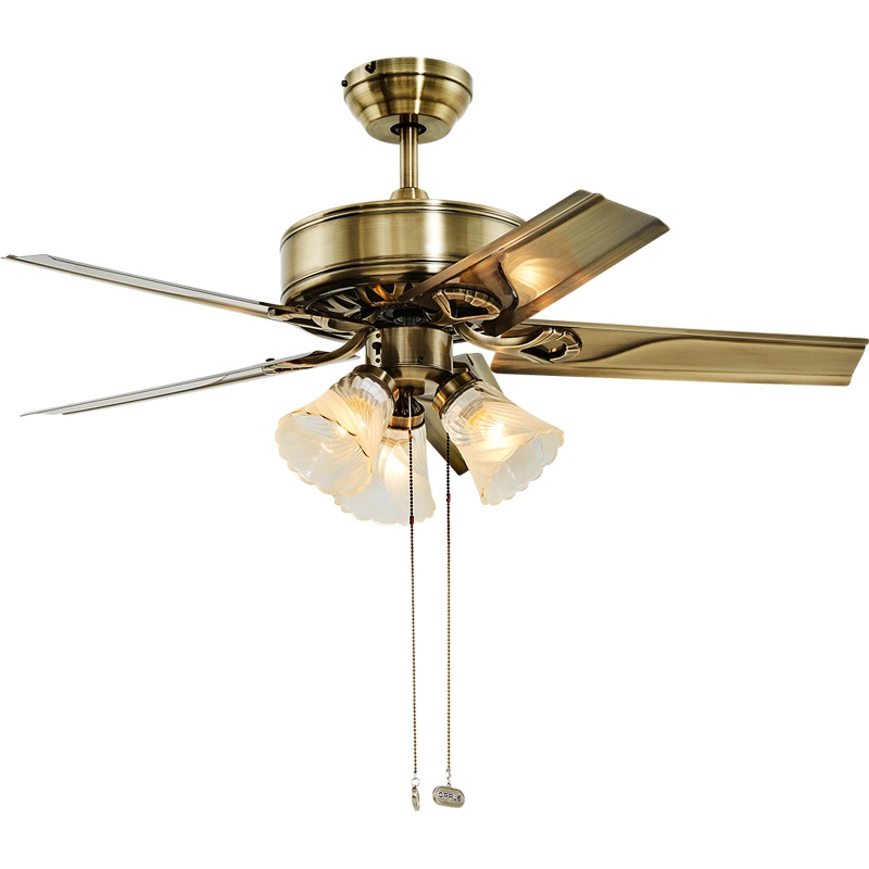 OPPLE吊扇灯餐厅吊灯家用大气现代简约欧式美式风扇灯客厅开叶扇