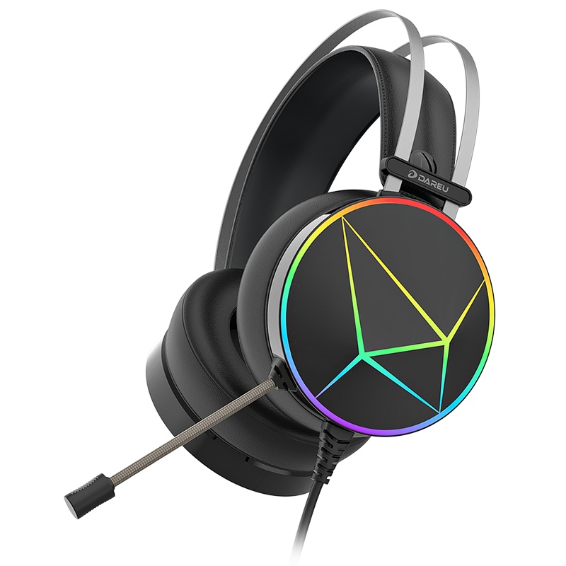 达尔优 EH722电脑吃鸡7.1有线耳机头戴式台式电脑笔记本电竞游戏学习粉色耳麦吃鸡苹果手机手游音乐震动降噪