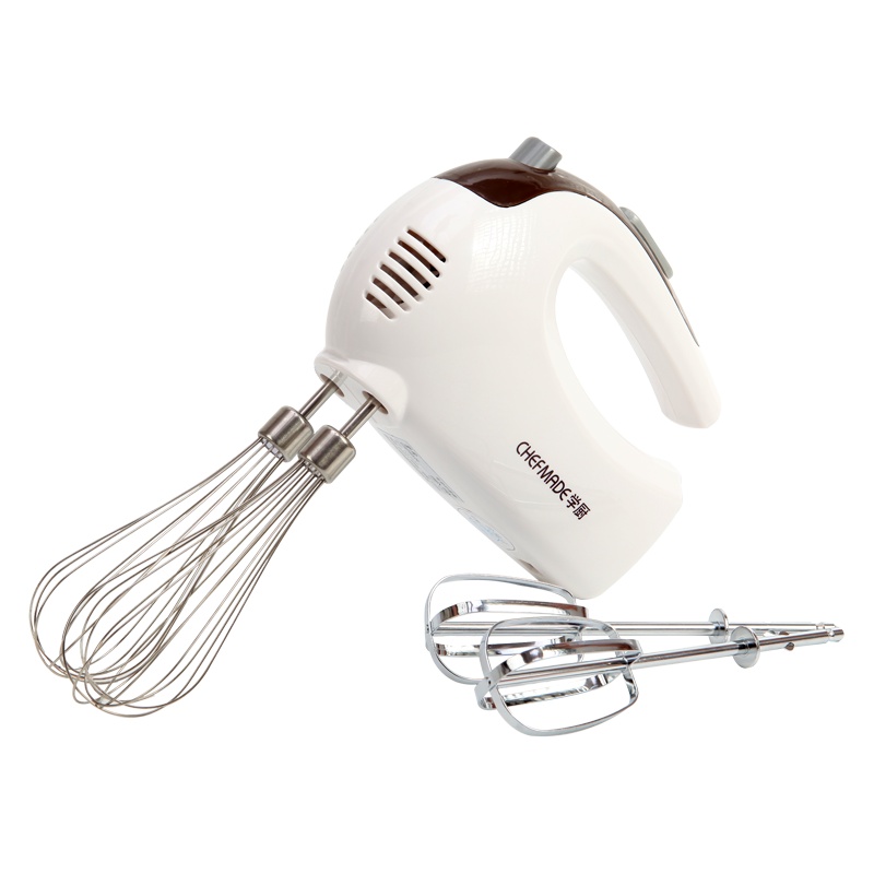 学厨 电动打蛋器 家用厨房手持不锈钢搅拌器 奶油蛋白蛋清打发器 4棒配置 5挡调节 烘焙工具 WK9133