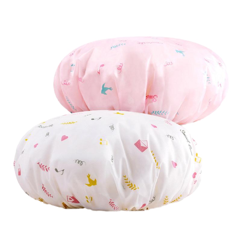 浴帽防水成人女款淋浴洗澡帽儿童可爱沐浴帽女头套洗头帽 三维工匠 防护浴帽