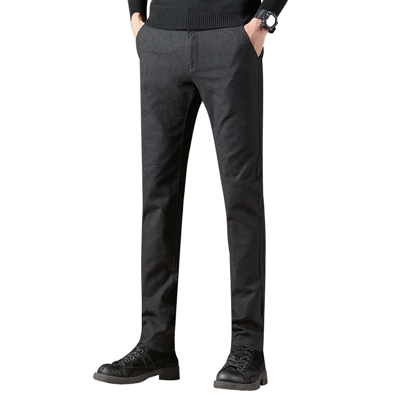 AEMAPE苹果 休闲裤男士棉质舒适弹力秋季新款中青年修身男裤