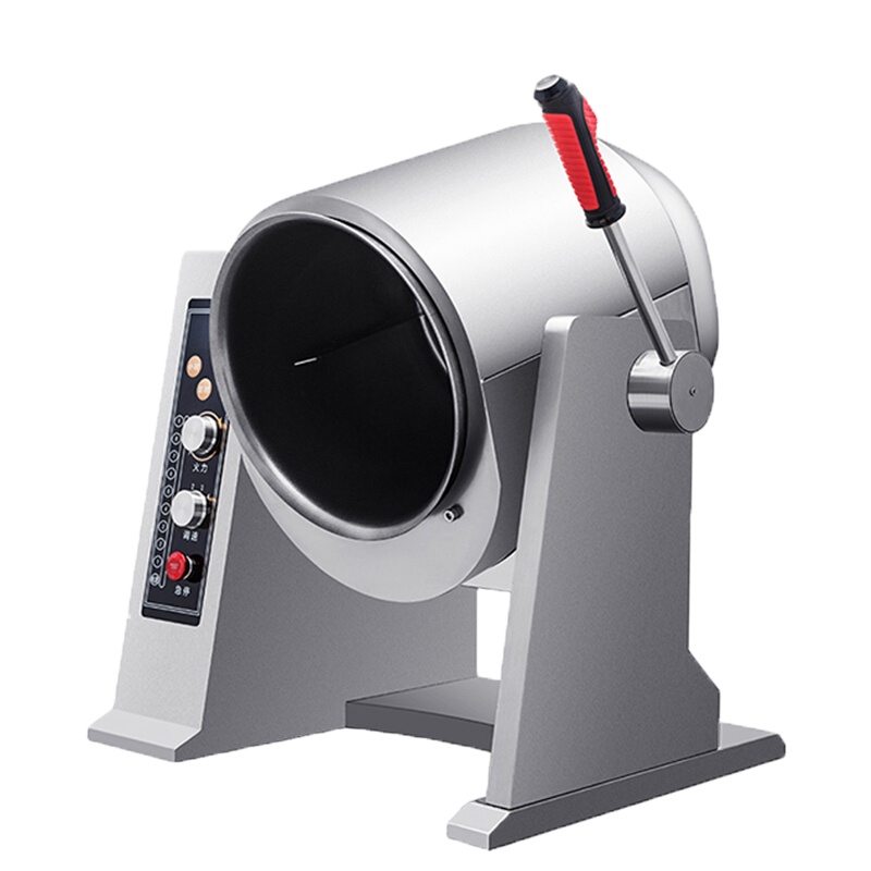 乐创 lecon 台式大容量半自动30型智能炒菜机器人饭堂食堂炒菜烹饪机 LC-TGS30