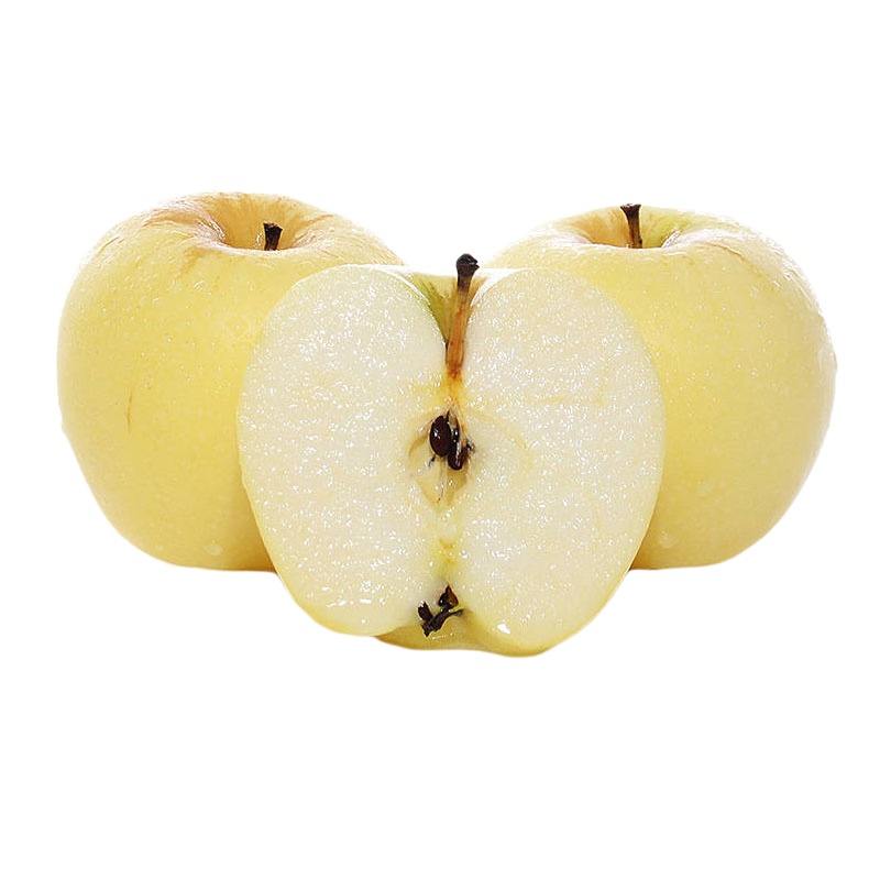 烟台黄金帅苹果黄元帅新鲜水果山东黄苹果刮泥
