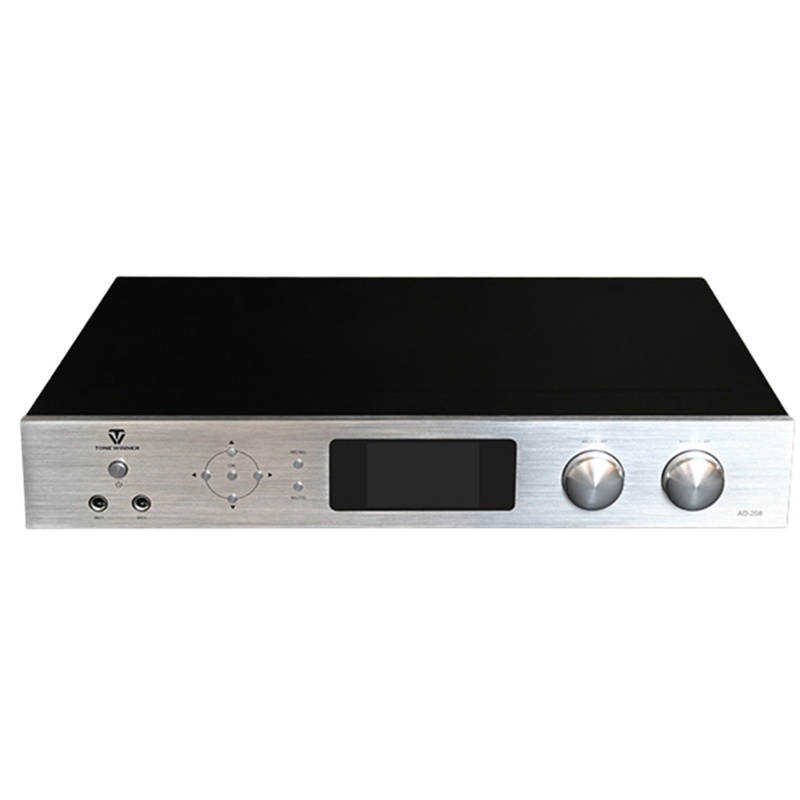 Winner/天逸AD-208P 专业卡拉OK功率放大器 2.0声道金属专业功放(银色)
