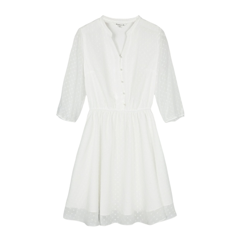 【专柜同款】拉夏贝尔很仙的裙子韩版学生碎花雪纺连衣裙女装中长款女20012337