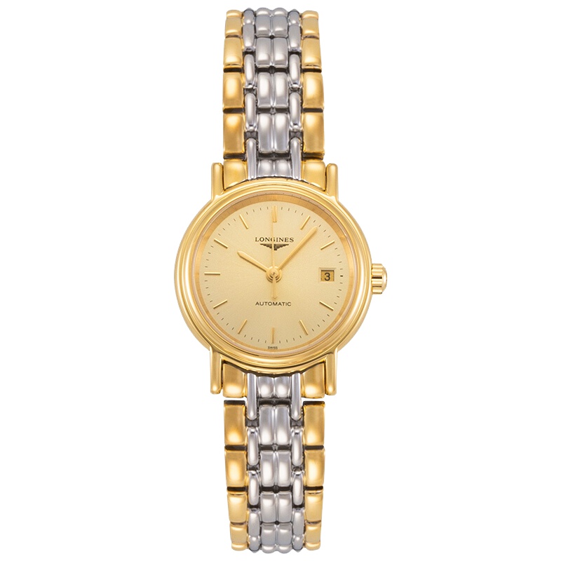 浪琴(Longines)瑰丽系列 精钢表带 全金表盘 自动机械 时尚 休闲女士手表 商务 正装 机械女表