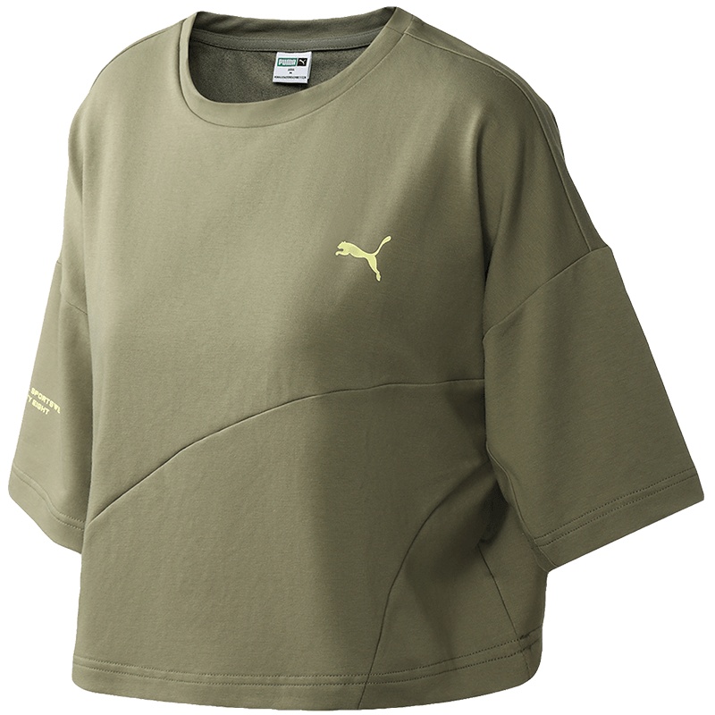 PUMA彪马女装运动服百搭休闲时尚短袖T恤597397