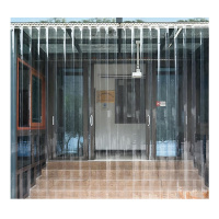 奥一 透明塑料门帘子PVC软玻璃门帘防蚊隔断皮帘高透明高2.3米宽1.40米