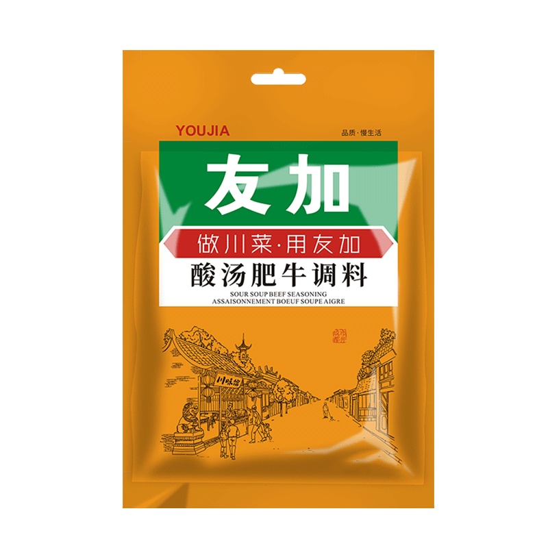友加酸汤肥牛调味料辣椒酱调味酱100g