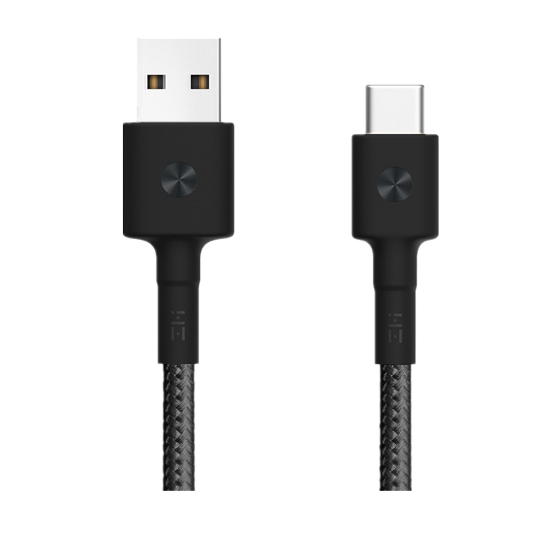 ZMI(紫米)Type-C充电器线/数据线/编织线 AL401 黑1米