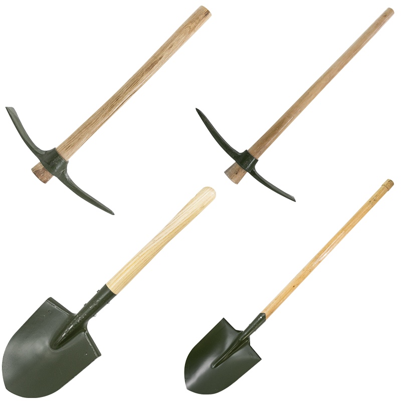 海斯迪克 gnjz-110 木柄锹 洋锹 钢锹 军工锹消防 铁锹洋头撬杠采挖树根