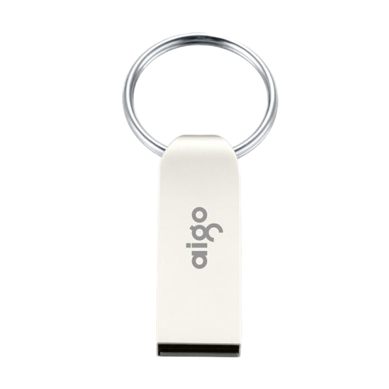 爱国者8GB USB2.0 U盘268 银色 金属车载U盘8G