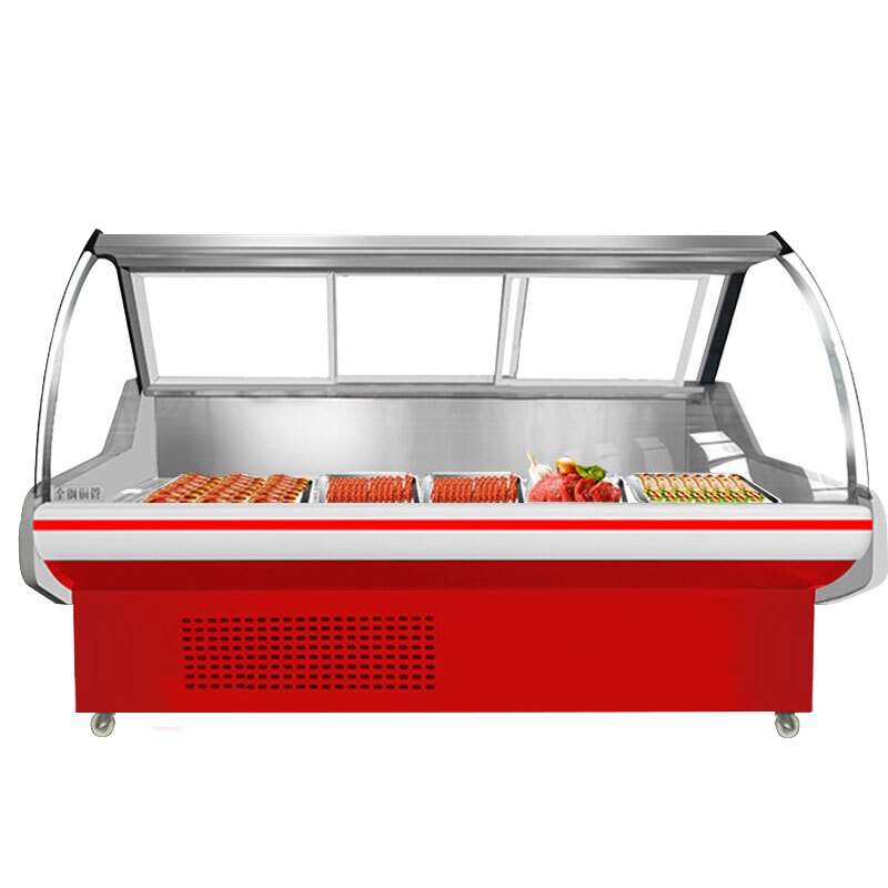 希冷(XILEN)熟食柜展示柜冷藏保鲜柜卤菜鸭脖猪肉柜商用卧式冰柜凉菜鲜肉柜冷柜 风冷3米